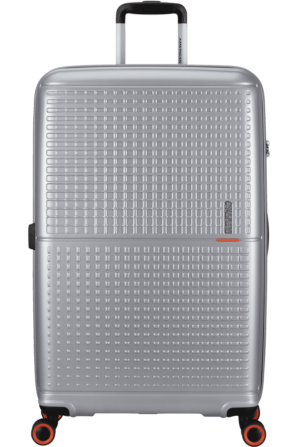 American Tourister Geopop Spinner 77/28 Tsa. 77cm  Argent Métallique