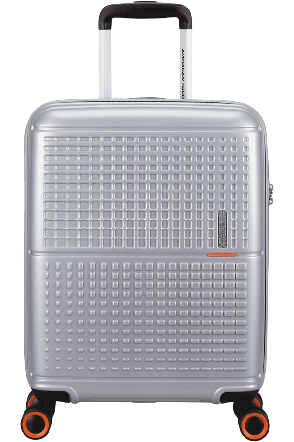 American Tourister Geopop Spinner 55/20 Tsa. 55cm  Argent Métallique