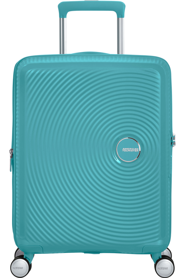 American Tourister Soundbox Spinner Expandable 55cm  Turquoise Tonic