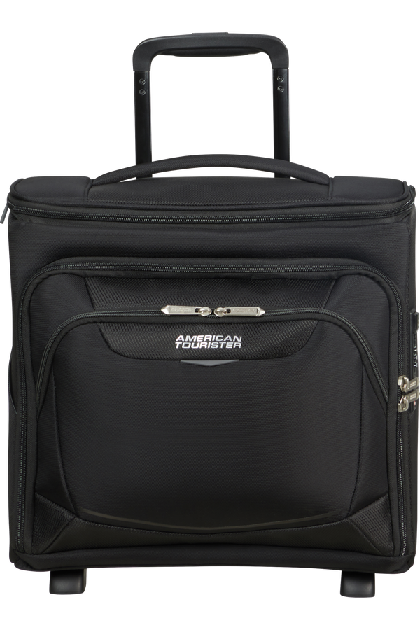 American Tourister SummerRide Upright Underseater Expandable Tsa Schwarz